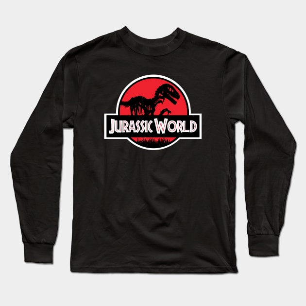 Jurassic World Long Sleeve T-Shirt by Galina Povkhanych